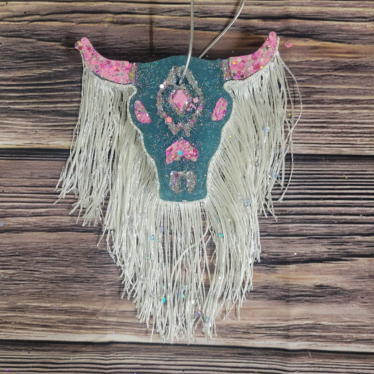 Aztec Steer Skull w/fringe