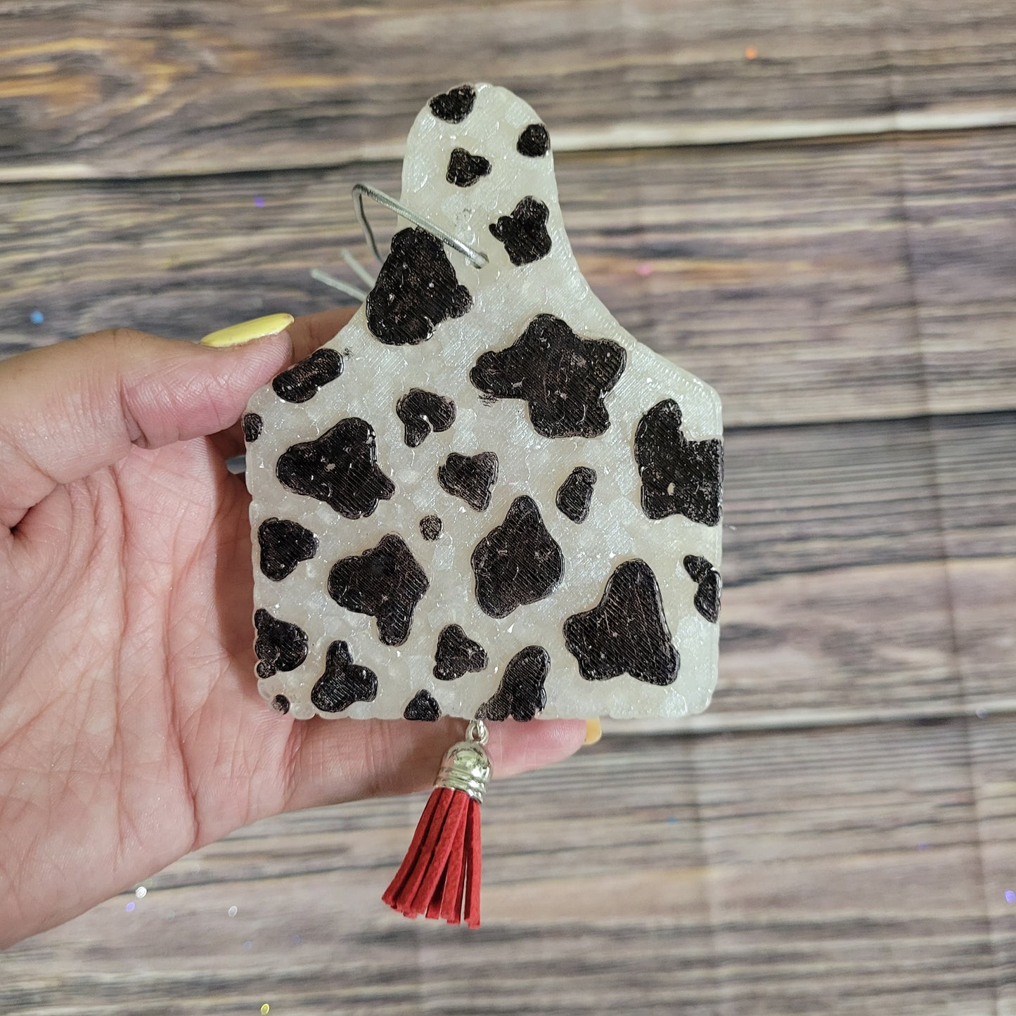 Cow print Ear tag