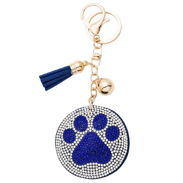 Paw Print Keychain