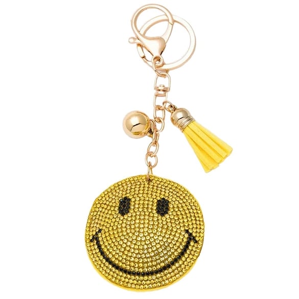 Smiley Face Keychain