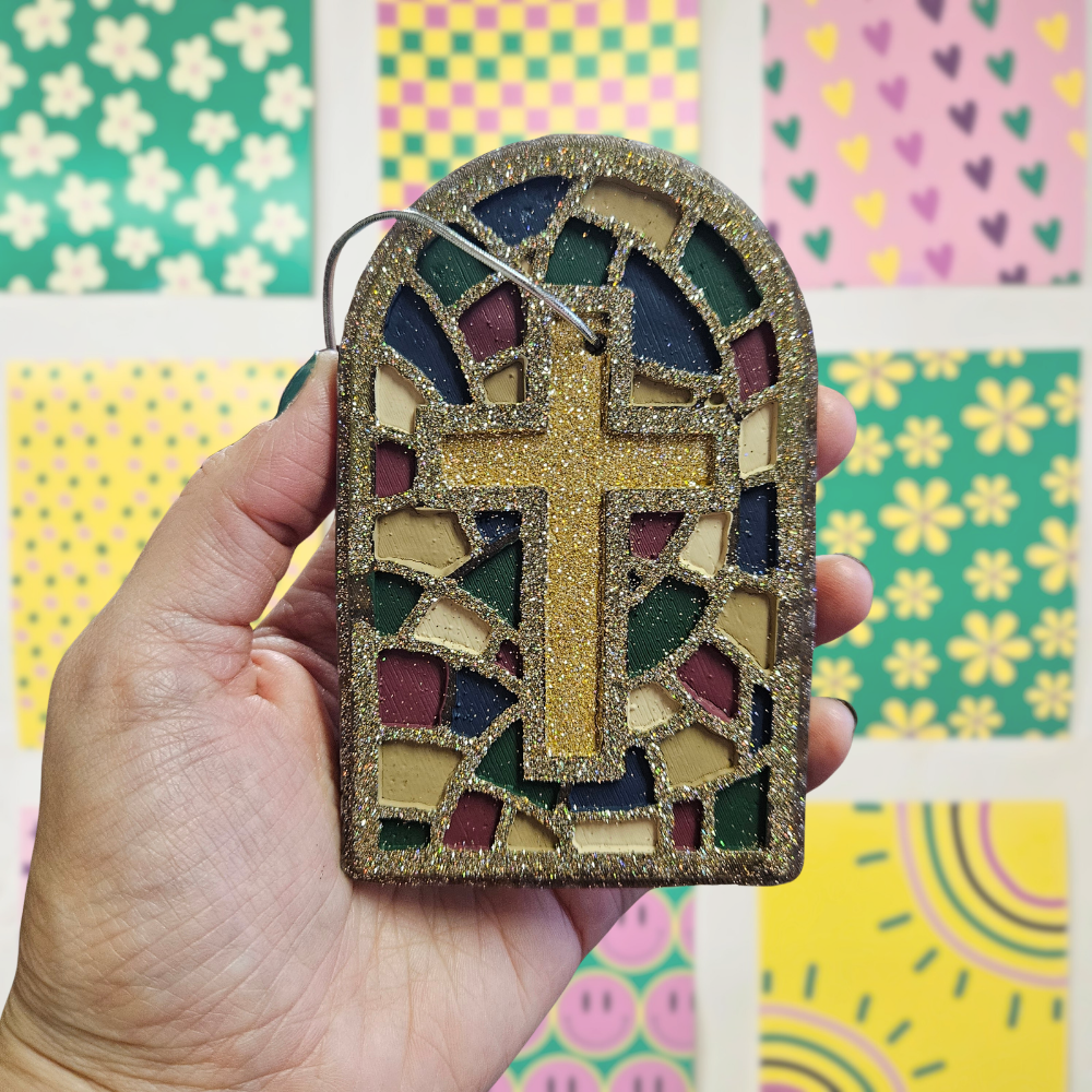 Stained Glass Cross