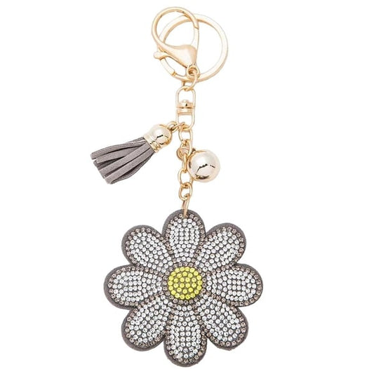 Daisy Flower Keychain