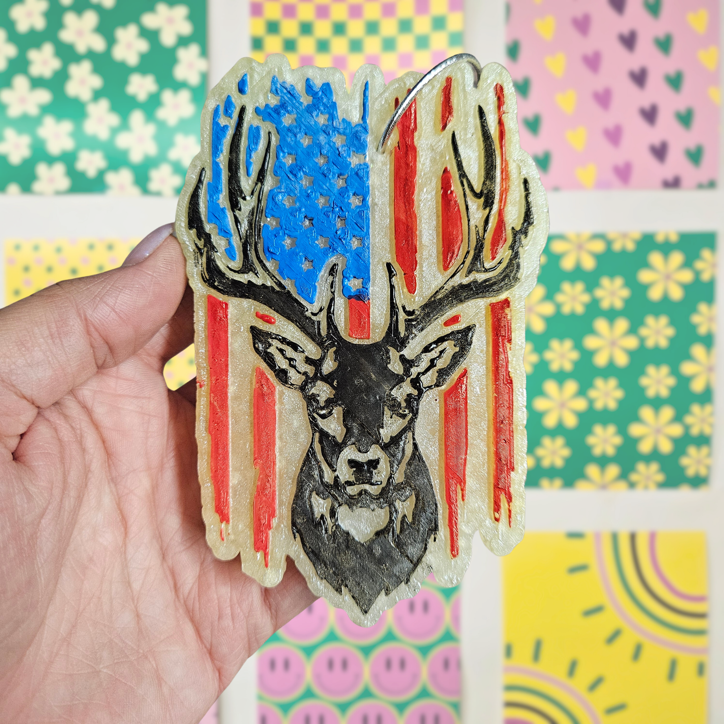 Flag with Deer