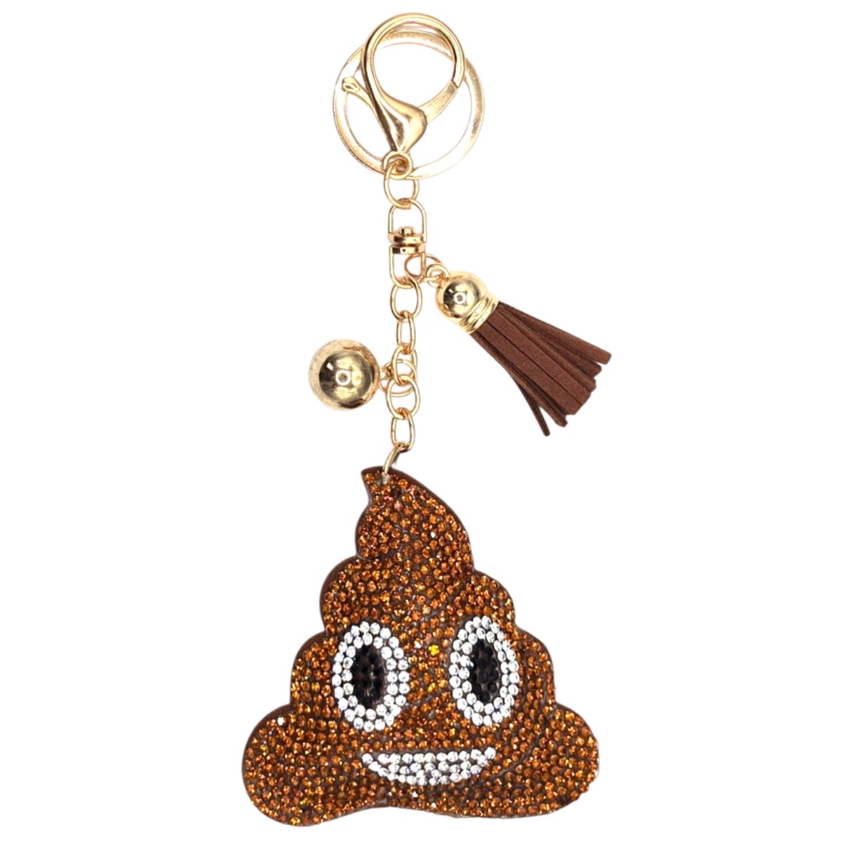 Poop Emoji Keychain